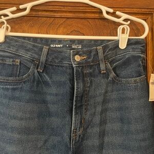 Old Navy NWT Size 8 Extra High Rise Wide Leg Jeans